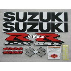 CTMotor High Quality Decal Stickers Set For 2000 2001 2002 SUZUKI GSXR 1000 K1 FAIRING 014