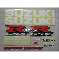CTMotor High Quality Decal Stickers Set For 2007-2008 SUZUKI GSXR 1000 K7 FAIRING 017