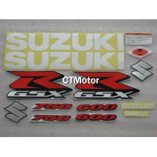CTMotor High Quality Decal Stickers Set For 2008 2009 2010 SUZUKI GSXR 600 750 K8 FAIRING 018